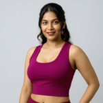 Active Stylish Bra (Maroon) Racerback