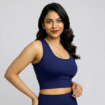Active Stylish Bra (Navy Blue) Racerback