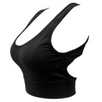 Active Stylish Bra (Black) Cross - Image 3