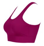 Active Stylish Bra (Maroon) Racerback - Image 3