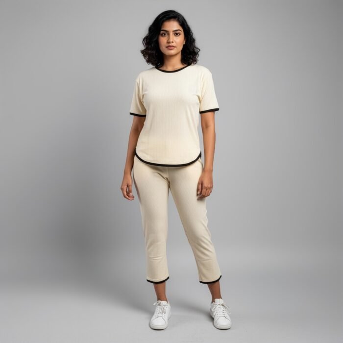 Flexfit Co-ords Set Cream - Image 5
