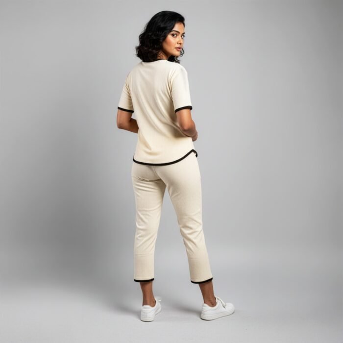 Flexfit Co-ords Set Cream - Image 3