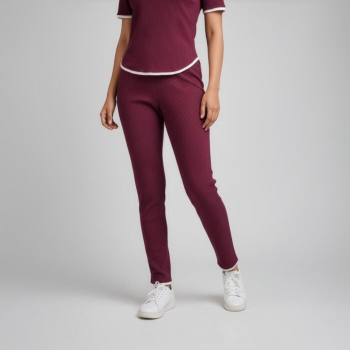 Flexfit Co-ords Set Maroon - Image 3